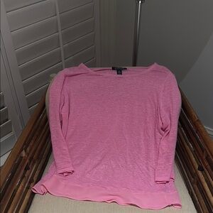 Gorgeous Barbie pink Ralph Lauren 100 percent linen top.